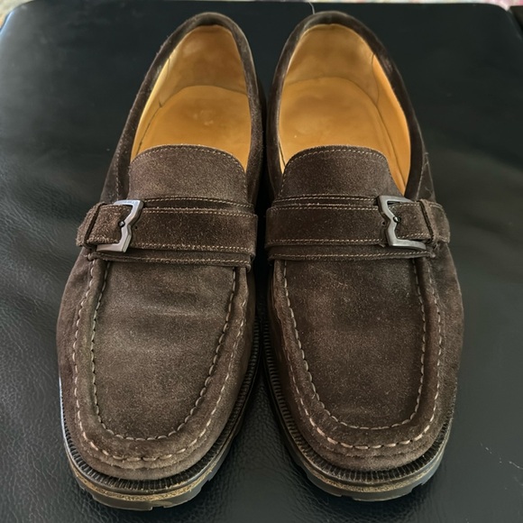 Bruno Magli Gregory Brown Suede Loafer - Picture 2 of 10